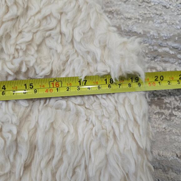 Hei Hei Anthropologie Sherpa Furry Long Line Vest Sweater Layering Western Small - Picture 9 of 10